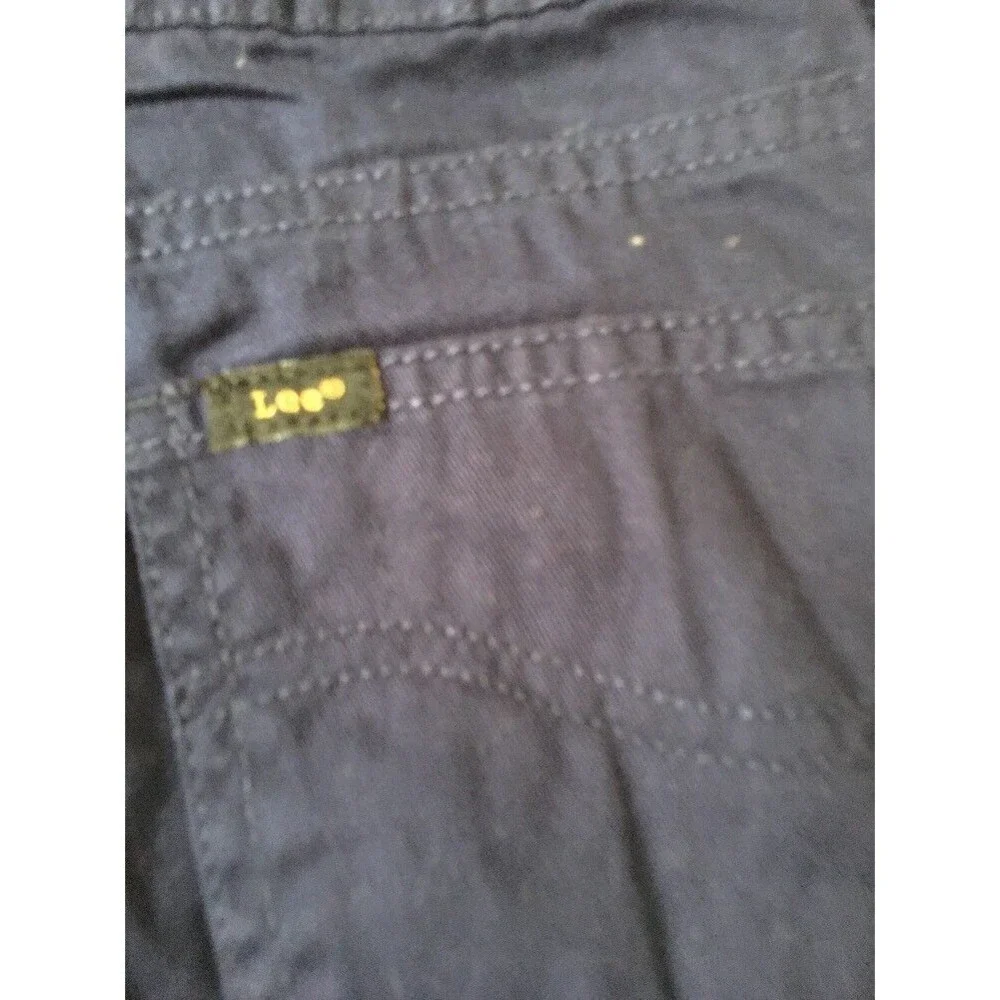 Lee Boys Blue Casual Pants Zip Button w Pockets Size Small 4 - Picture 7 of 8